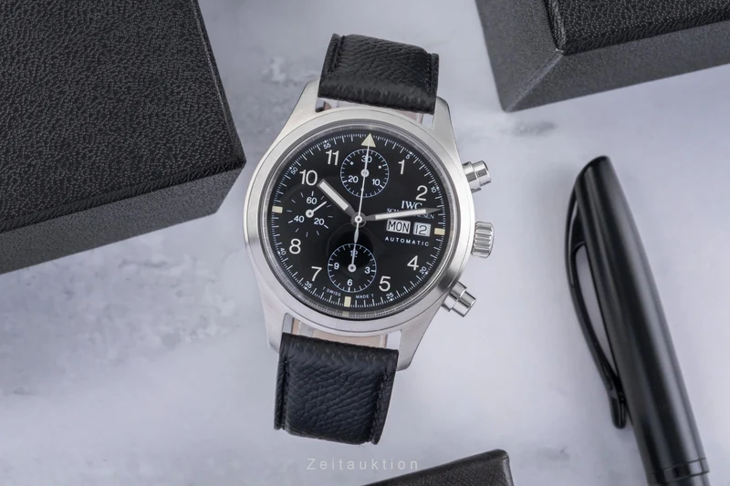 IWC Fliegerchronograph chronograph steel automatic men's watch IW370603 [2505700]