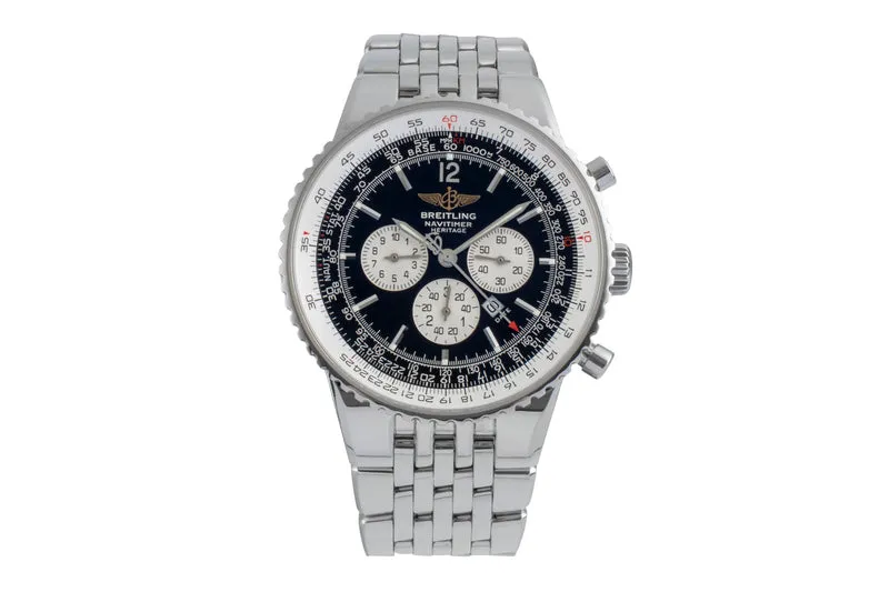 Breitling Navitimer Heritage chronograph steel automatic men's watch A35340 [2505342]