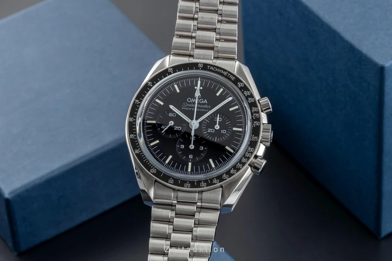 Omega Speedmaster Moonwatch chronograph steel manual winding men's watch 310.30.42.50.01.002 LP: 8700EUR [2505839]