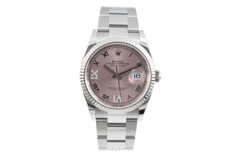 Rolex Datejust steel / white gold automatic women's watch 126234 [2505976]