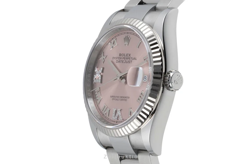 Rolex Datejust steel / white gold automatic women's watch 126234 [2505976]