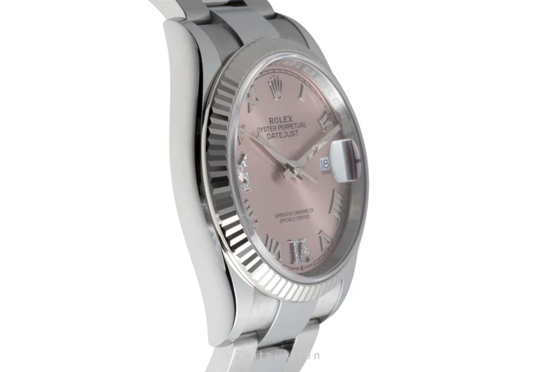 Rolex Datejust steel / white gold automatic women's watch 126234 [2505976]