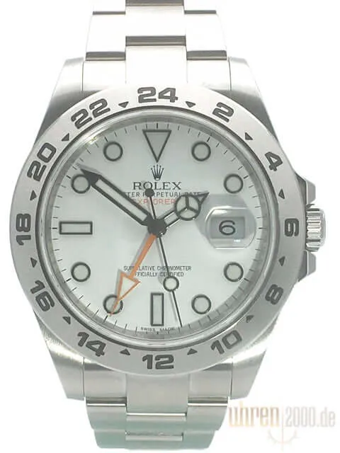 Rolex Explorer II 42 mm Edelstahl 216570 aus 2013