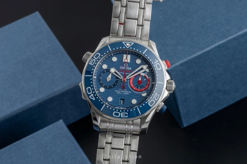 Omega Seamaster chronograph steel automatic men's watch 210.30.44.51.03.002 [2505871]