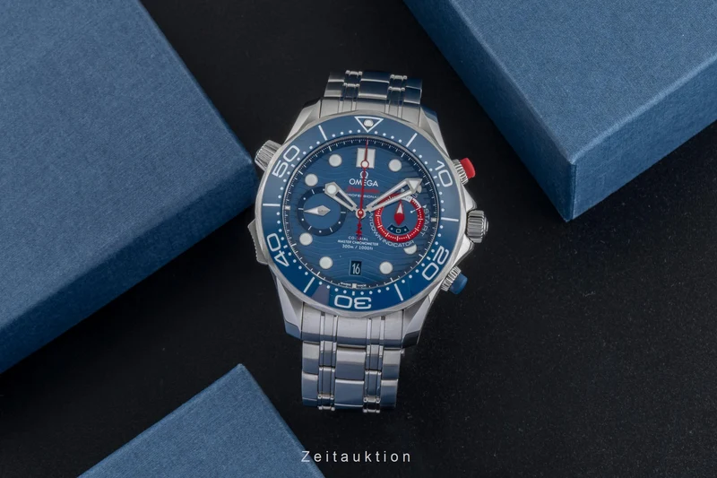 Omega Seamaster chronograph steel automatic men's watch 210.30.44.51.03.002 [2505871]