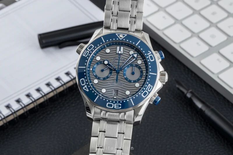 Omega Seamaster chronograph steel automatic men's watch 210.30.44.51.06.001 LP: 9300EUR [2504409]