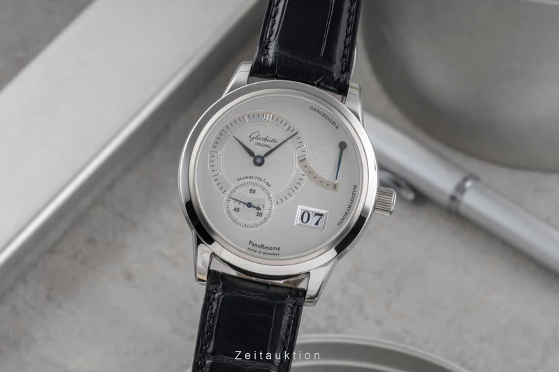 Glashütte PanoReserve steel manual winding men's watch 65-01-02-02-04 [2505524]