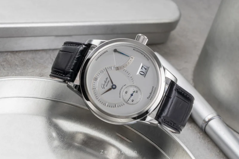 Glashütte PanoReserve steel manual winding men's watch 65-01-02-02-04 [2505524]