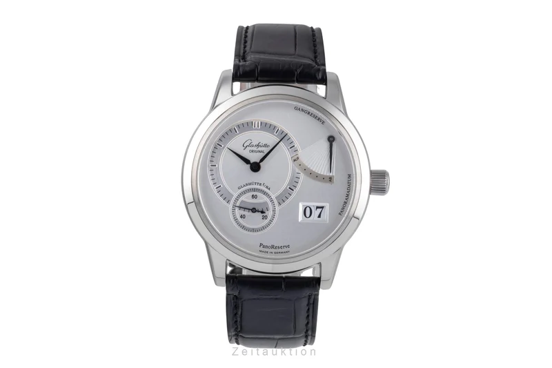 Glashütte PanoReserve steel manual winding men's watch 65-01-02-02-04 [2505524]