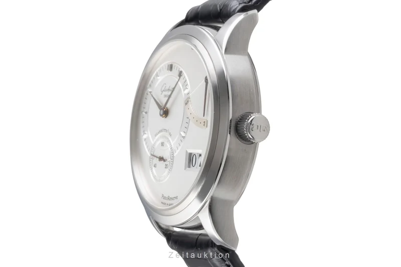Glashütte PanoReserve steel manual winding men's watch 65-01-02-02-04 [2505524]