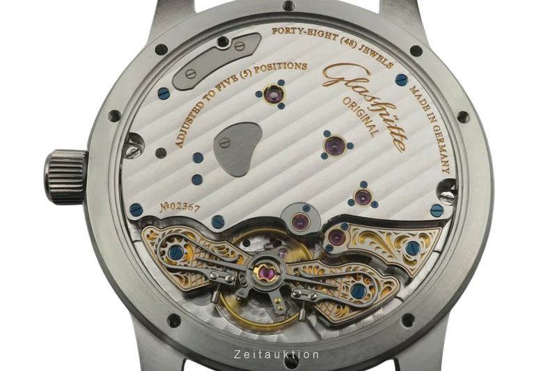 Glashütte PanoReserve steel manual winding men's watch 65-01-02-02-04 [2505524]