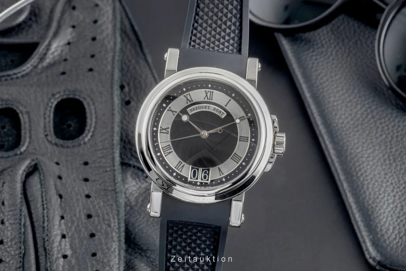 Breguet Marine steel automatic men's watch G5817ST925V8 [2505691]
