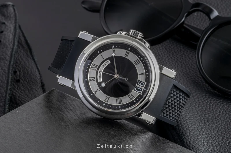 Breguet Marine steel automatic men's watch G5817ST925V8 [2505691]