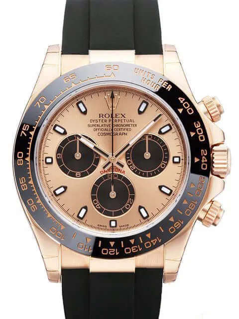 Rolex Daytona Roségold 116515 LN Pink Oysterflex