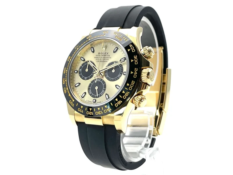Rolex Daytona 116518LN Gelbgold Oysterflex