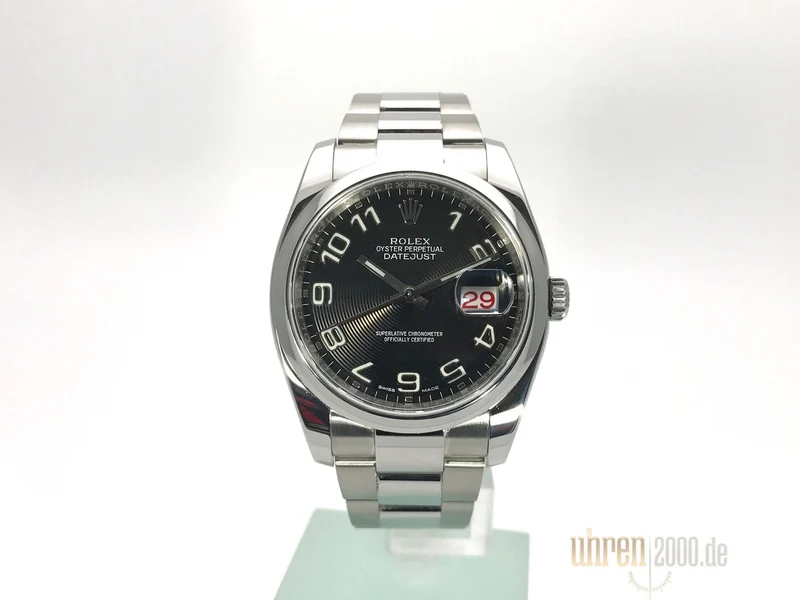 Rolex Datejust 36 116200 Schwarz Arabisch aus 2016