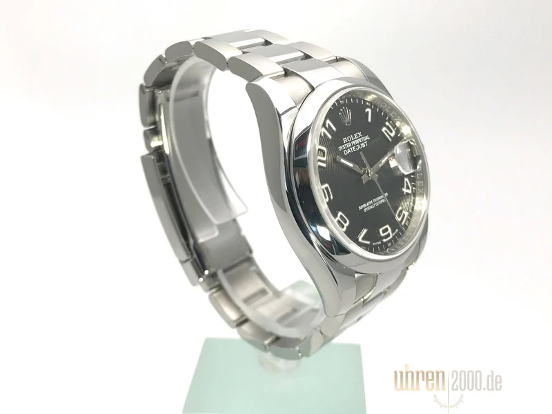 Rolex Datejust 36 116200 Schwarz Arabisch aus 2016