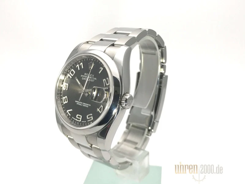 Rolex Datejust 36 116200 Schwarz Arabisch aus 2016