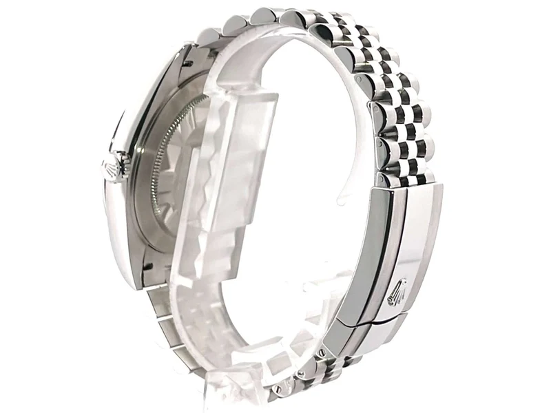 Rolex Datejust 41 Edelstahl 126300 Weiß Jubile-Band