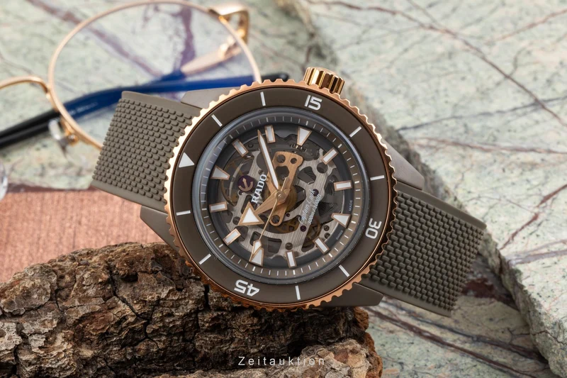 Rado Captain Cook ceramic / titanium automatic men's watch R32150168 LP: 4500EUR [2506029]