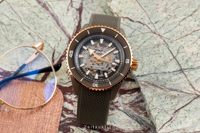 Rado Captain Cook ceramic / titanium automatic men's watch R32150168 LP: 4500EUR [2506029]