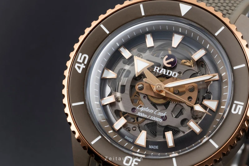 Rado Captain Cook ceramic / titanium automatic men's watch R32150168 LP: 4500EUR [2506029]