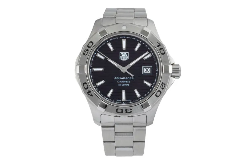 Tag Heuer Aquaracer steel automatic men's watch WAP2010 [2503622]