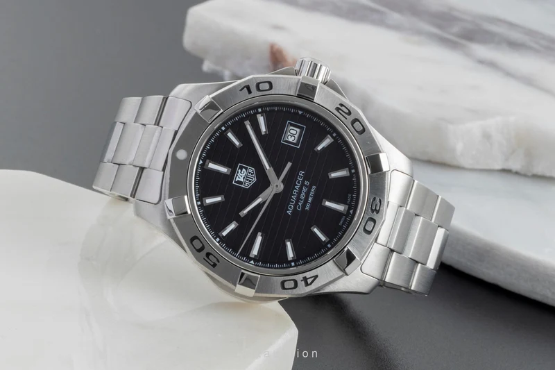 Tag Heuer Aquaracer steel automatic men's watch WAP2010 [2503622]