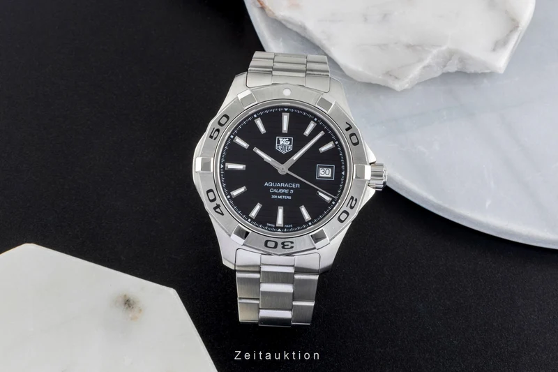 Tag Heuer Aquaracer steel automatic men's watch WAP2010 [2503622]