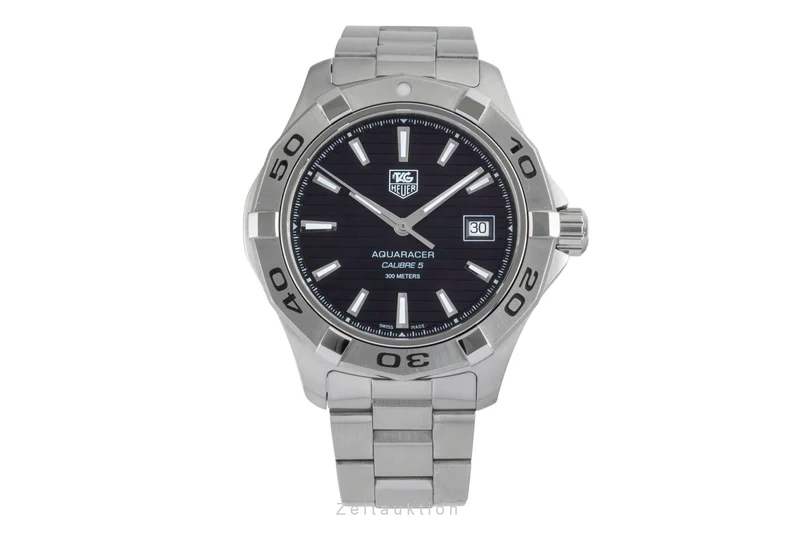 Tag Heuer Aquaracer steel automatic men's watch WAP2010 [2503622]