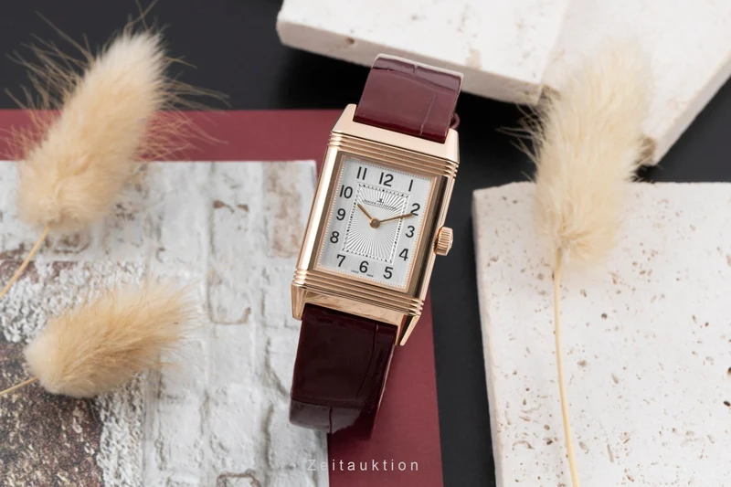 Jaeger LeCoultre Reverso 18 ct red gold manual winding women's watch Q2602540, 221.2.86 LP: 17400EUR [2505462]