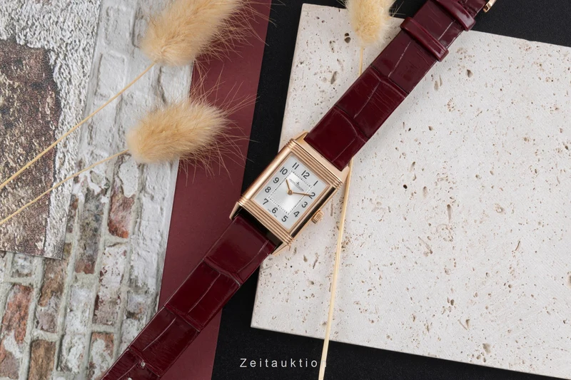 Jaeger LeCoultre Reverso 18 ct red gold manual winding women's watch Q2602540, 221.2.86 LP: 17400EUR [2505462]
