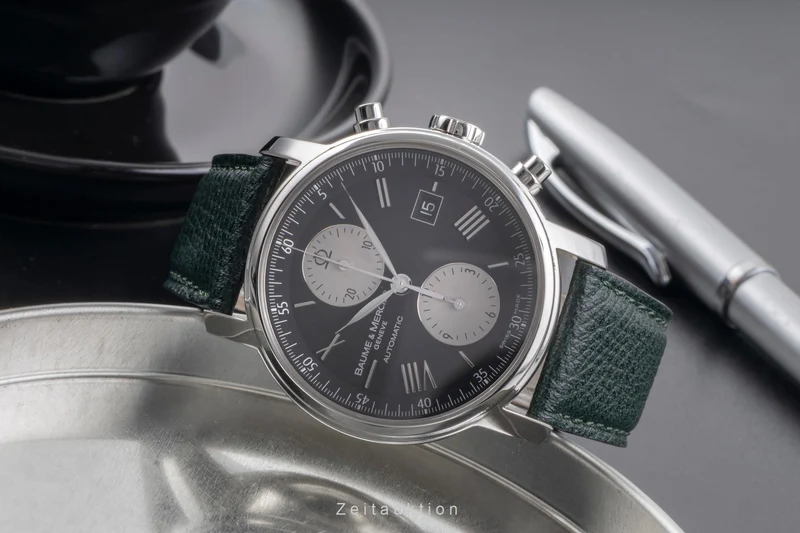 Baume & Mercier Classima chronograph steel automatic men's watch MOA08733 65591 [2505636]