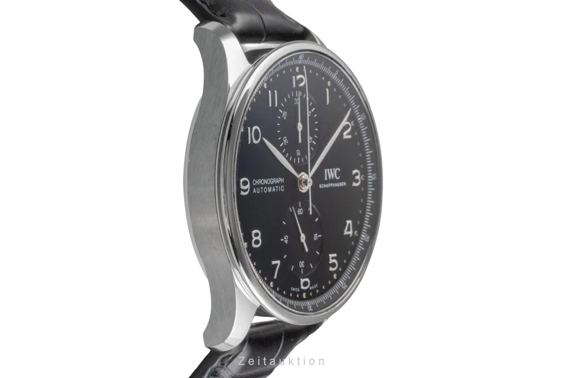 IWC Portugieser chronograph steel automatic men's watch IW371609 LP: 9100EUR [2504617]