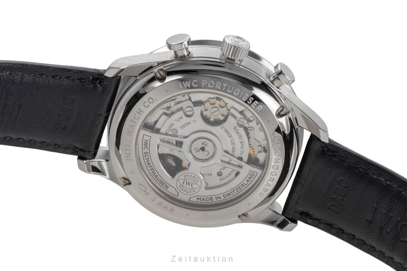 IWC Portugieser chronograph steel automatic men's watch IW371609 LP: 9100EUR [2504617]