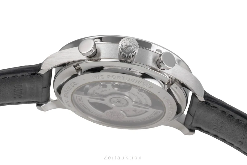 IWC Portugieser chronograph steel automatic men's watch IW371609 LP: 9100EUR [2504617]