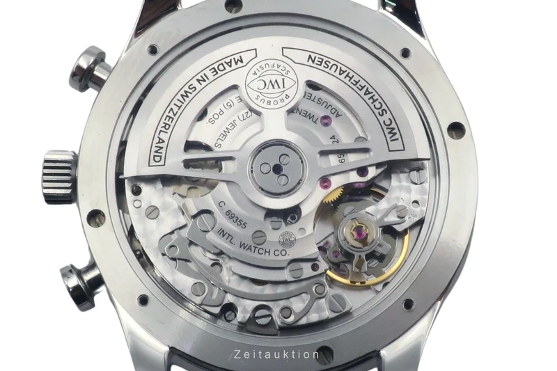 IWC Portugieser chronograph steel automatic men's watch IW371609 LP: 9100EUR [2504617]
