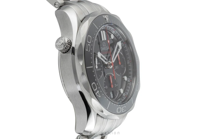 Omega Seamaster chronograph steel automatic men's watch 212.30.42.50.01.001 LP: 9300EUR [2505808]