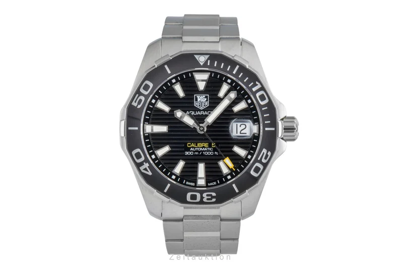 Tag Heuer Aquaracer steel automatic men's watch WAY211A-1 [2505343]