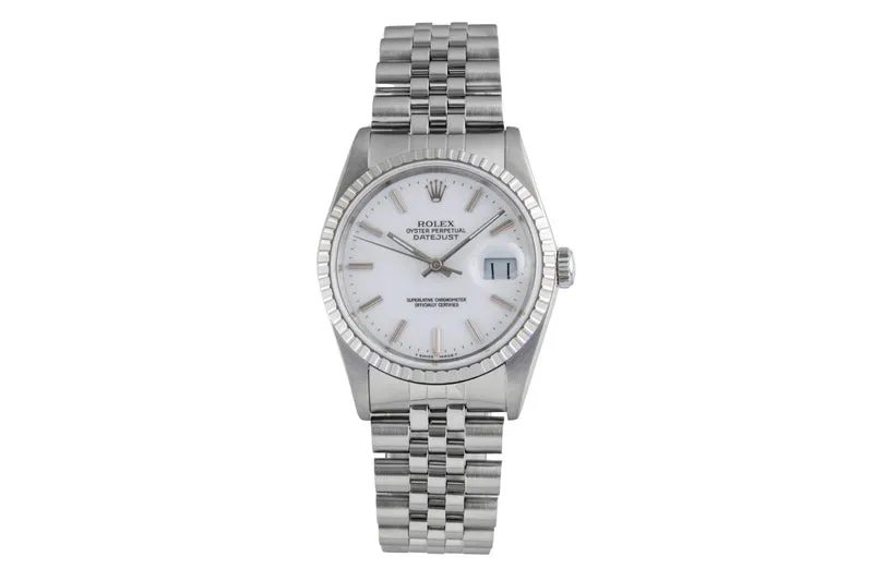 Rolex Datejust steel automatic men's watch 16220 [2504931]