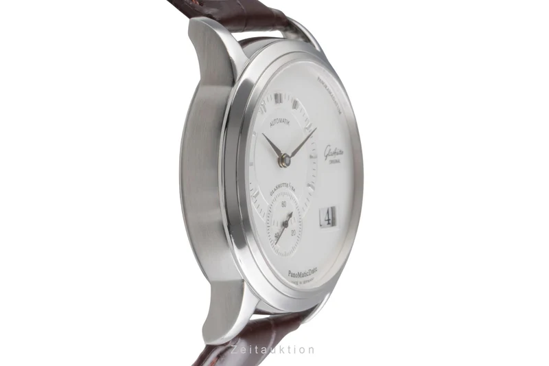 Glashütte PanoMaticDate steel automatic men's watch 90-01-02-02-04 [2505903]