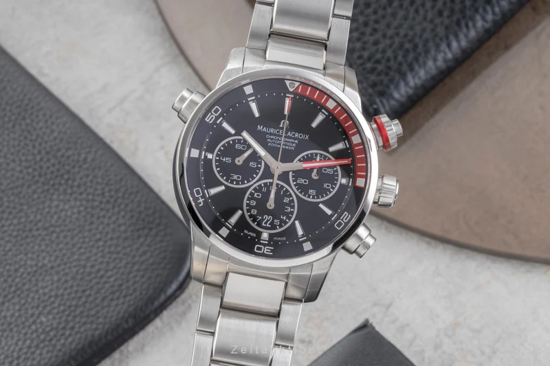 Maurice Lacroix Pontos chronograph steel automatic men's watch PT 6018-SS002-330-1 [2505302]