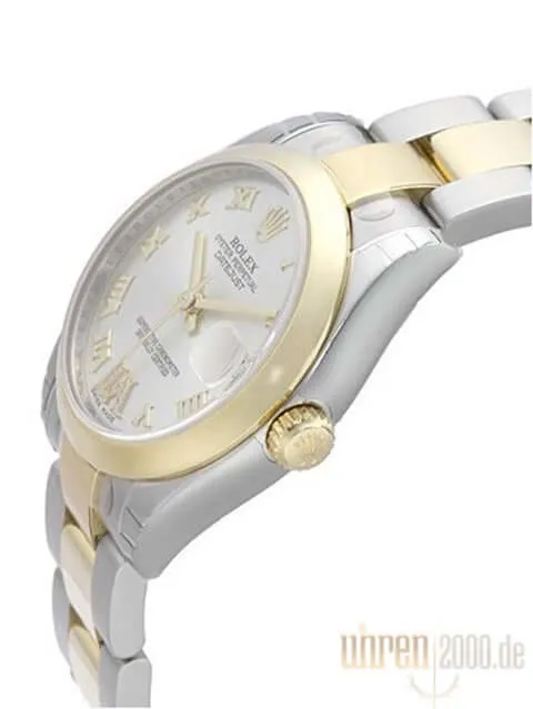 Rolex Datejust 31 Edelstahl Gelbgold 178243 Silber R DIA