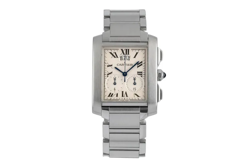 Cartier Tank Francaise chronograph steel quartz unisex W51024Q3 [2505904]