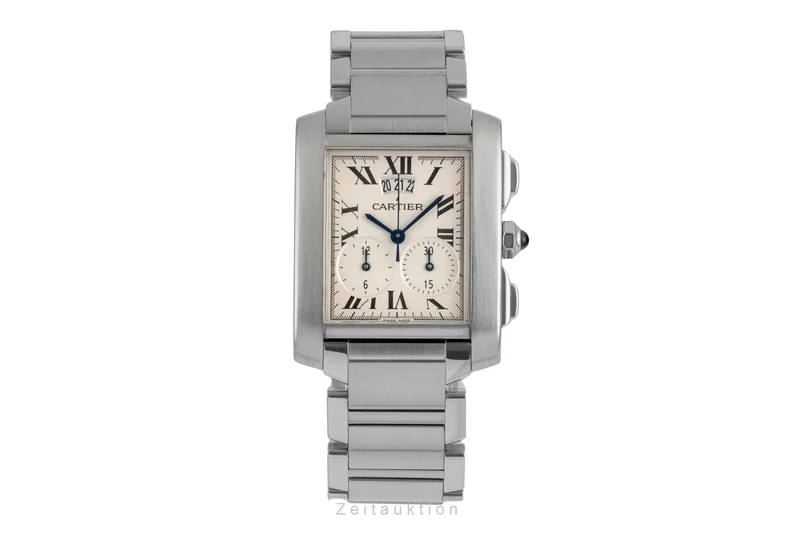 Cartier Tank Francaise chronograph steel quartz unisex W51024Q3 [2505904]