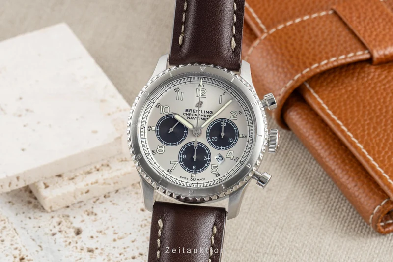 Breitling Navitimer chronograph steel automatic men's watch AB01171A1G1P1 Limited [2505467]