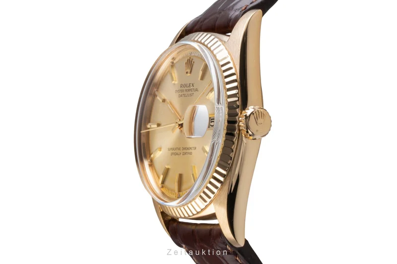 Rolex Datejust 18 ct gold automatic men's watch 1601 Vintage [2504067]