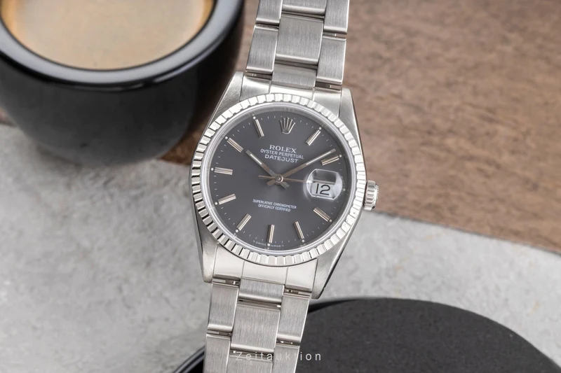Rolex Datejust steel automatic men's watch 16220 [2505384]