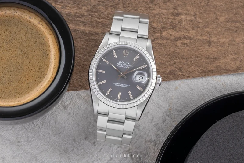 Rolex Datejust steel automatic men's watch 16220 [2505384]