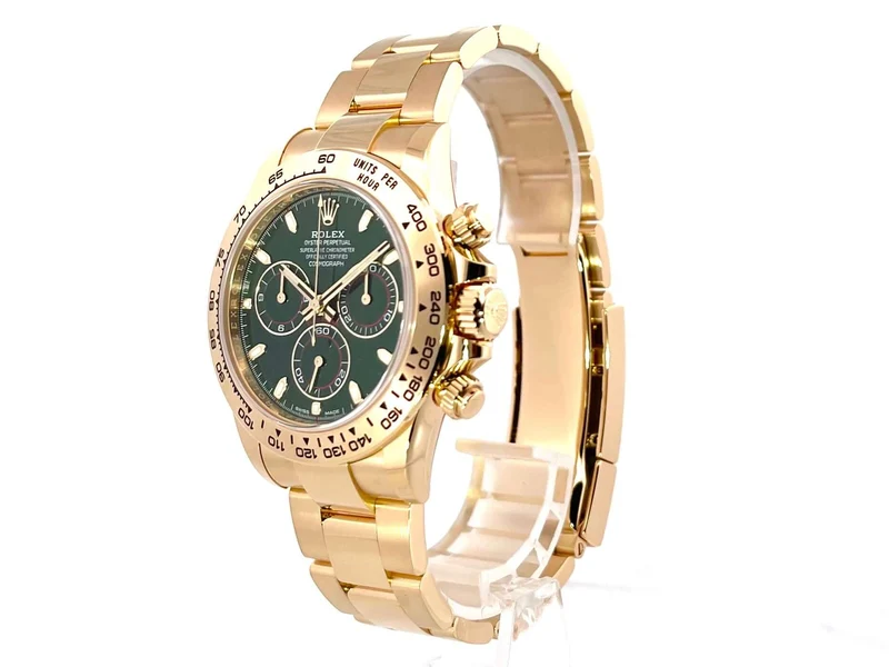 Rolex Cosmograph Daytona Gelbgold 116508 Grün